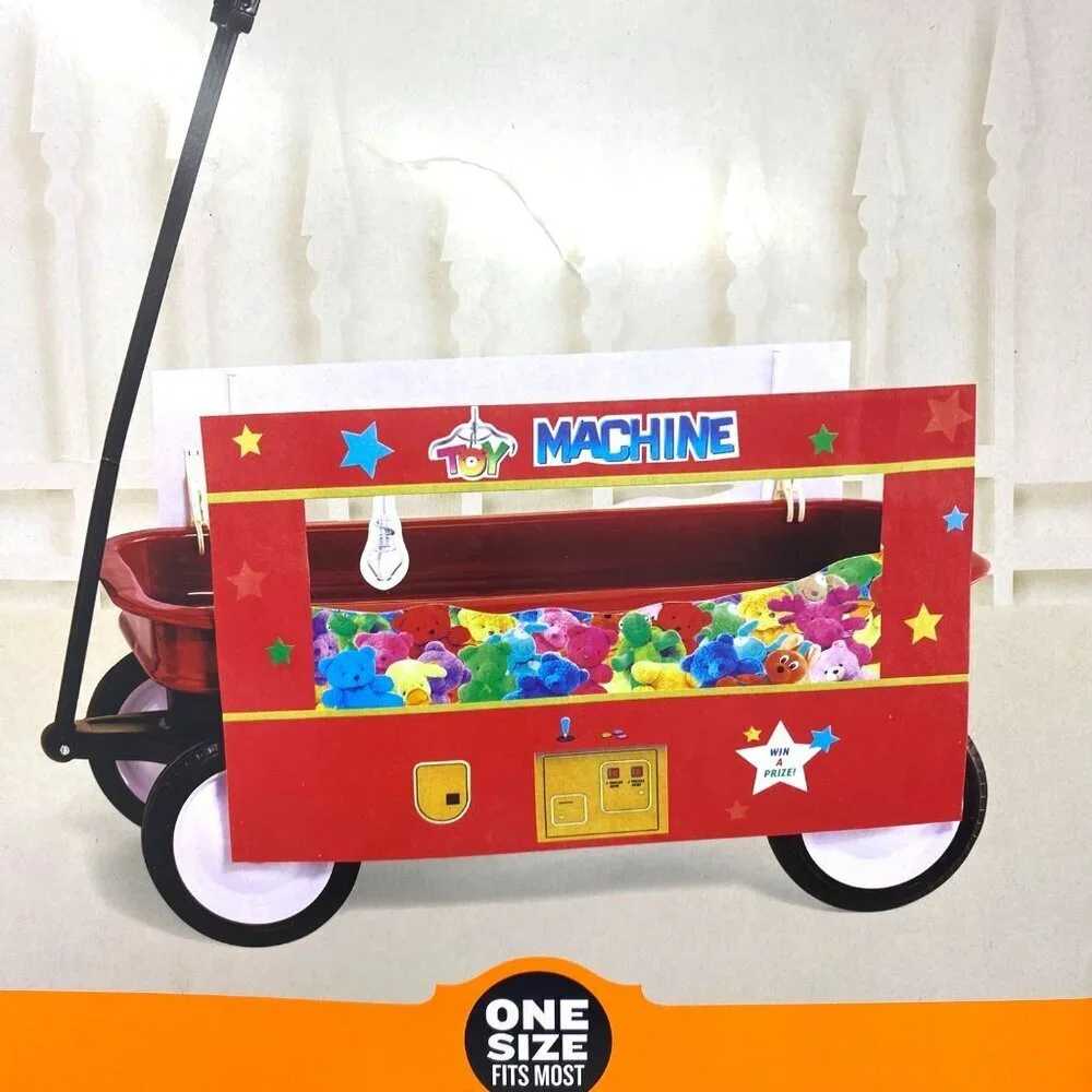 Target Hyde & Eek Halloween Costume Wagon Kit TOY MACHINE Claw Game Printed Felt - Picture 3 of 7